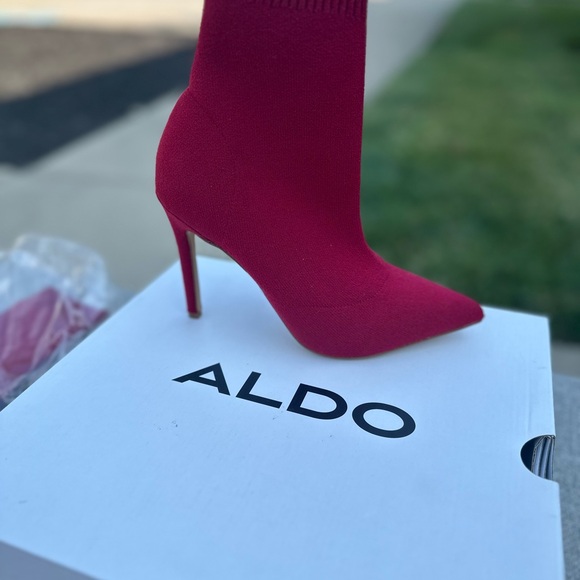 ALDO | Raspberry Sock Bootie - Picture 7 of 7